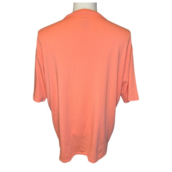 Abound Women's Coral Crew Neck Short Sleeve T-Shirt Top - Picture 3 of 5
